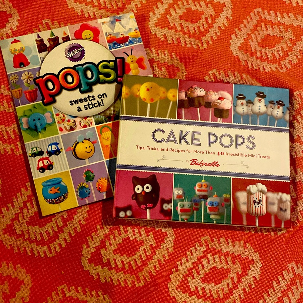 Two Cake Pop Books baked goods Wilton